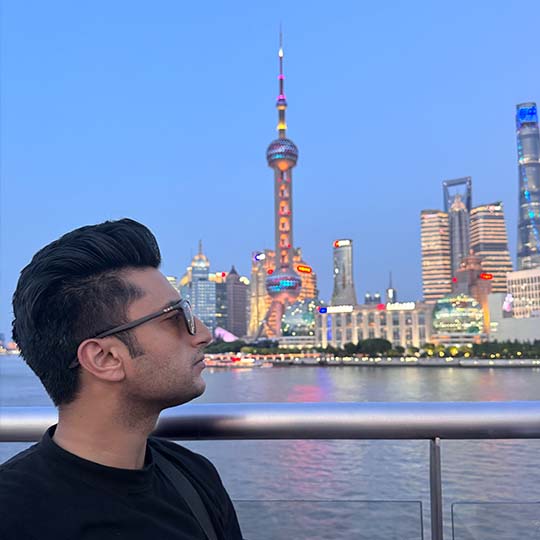 Departure from Shanghai