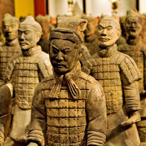 Museum of terracotta warriors in Xi'an city, China