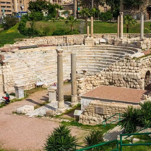 Roman Theatre, Alexandria, Egypt
